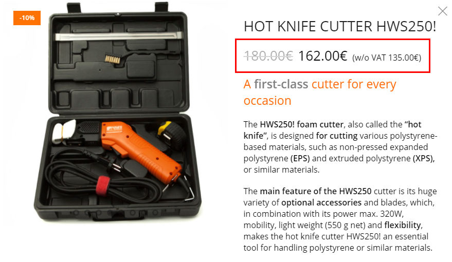 VAT-hot-knife-cutter
